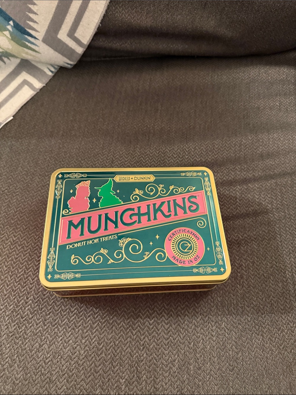 Dunkin Wicked Munchkins Tin Collectible